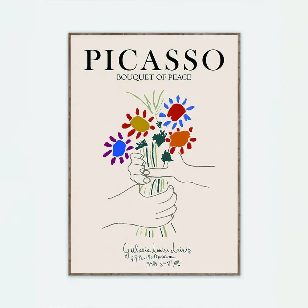 Wildor Bouquet of Peace Canvas Print