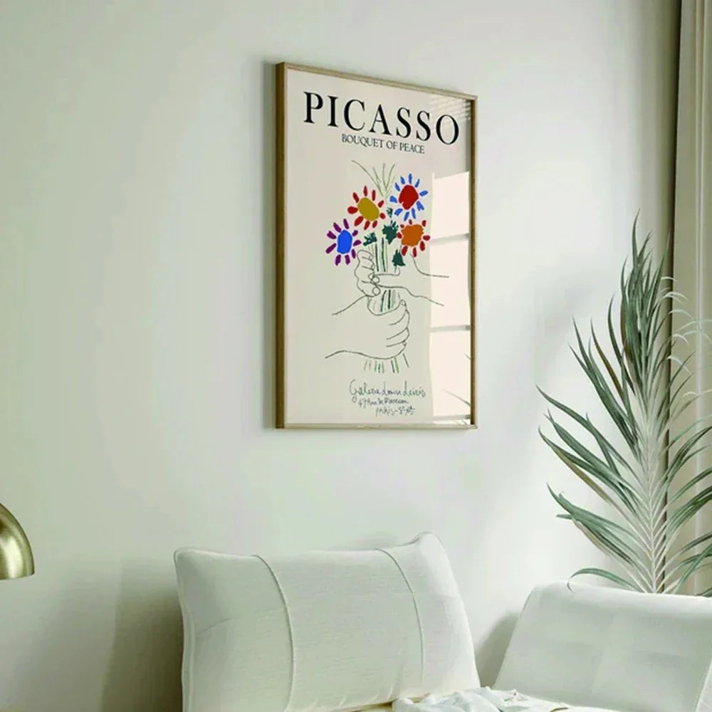 Wildor Bouquet of Peace Canvas Print
