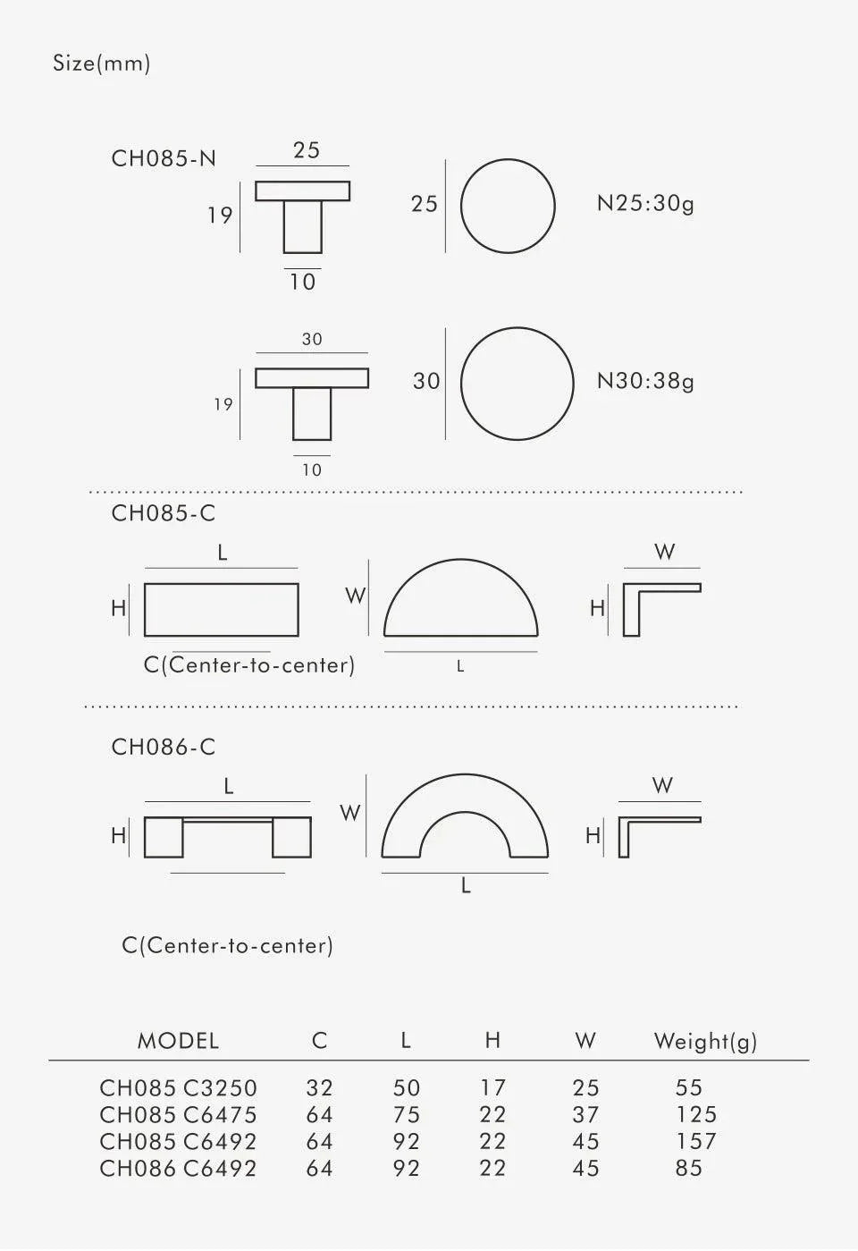Wilfyra Brass Knobs