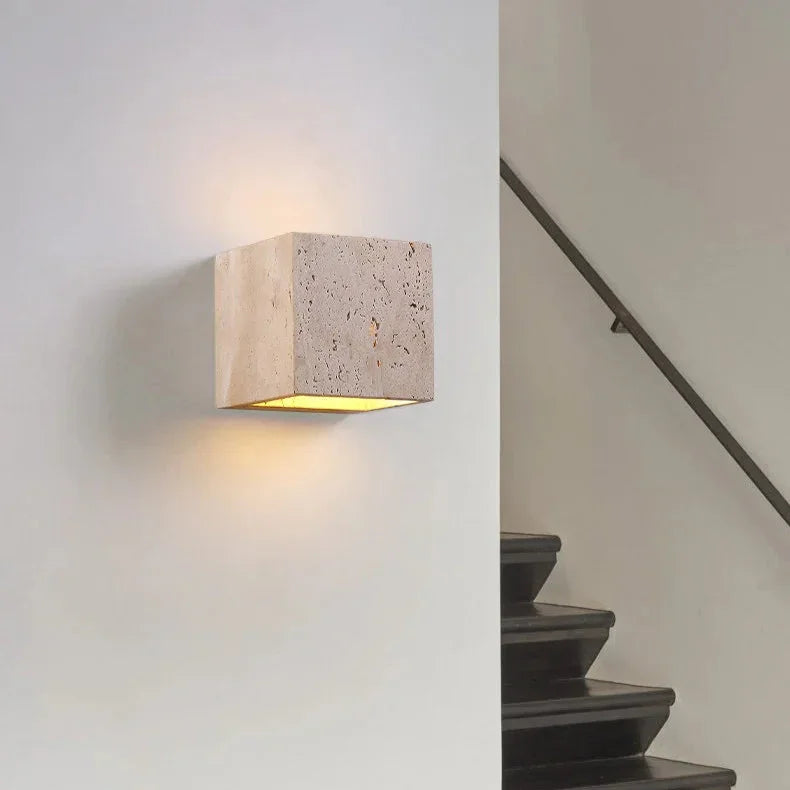Willella Travertine Wall Lamp