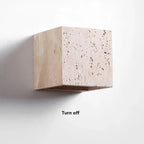 Willella Travertine Wall Lamp