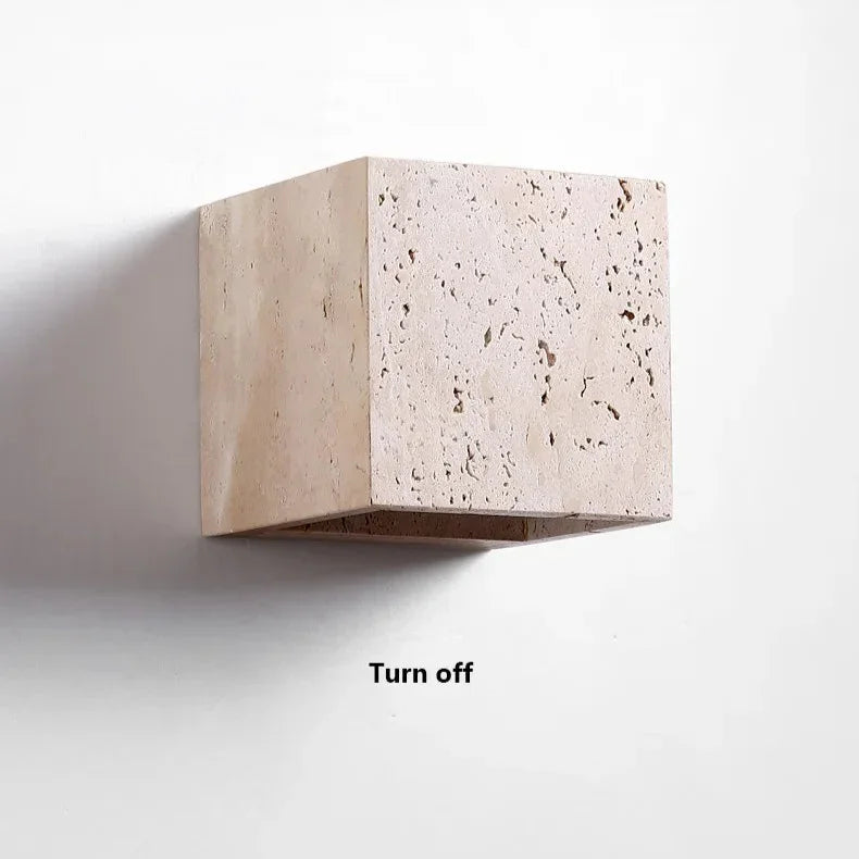 Willella Travertine Wall Lamp