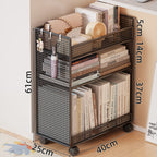Wire Mesh Bookcase Organizer | Thrascher