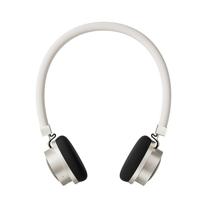 Wireless Over-Ear Headphones with Built-In Microphone and Adjustable Headband