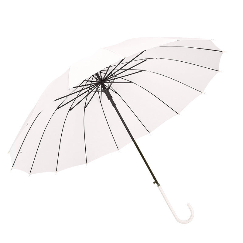 Women's Automatic Folding Rain Umbrella with Wind-Resistant Construction, view 2