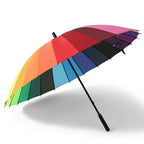 Women's Automatic Folding Umbrella with Ergonomic Handle, Windproof Design, view 2