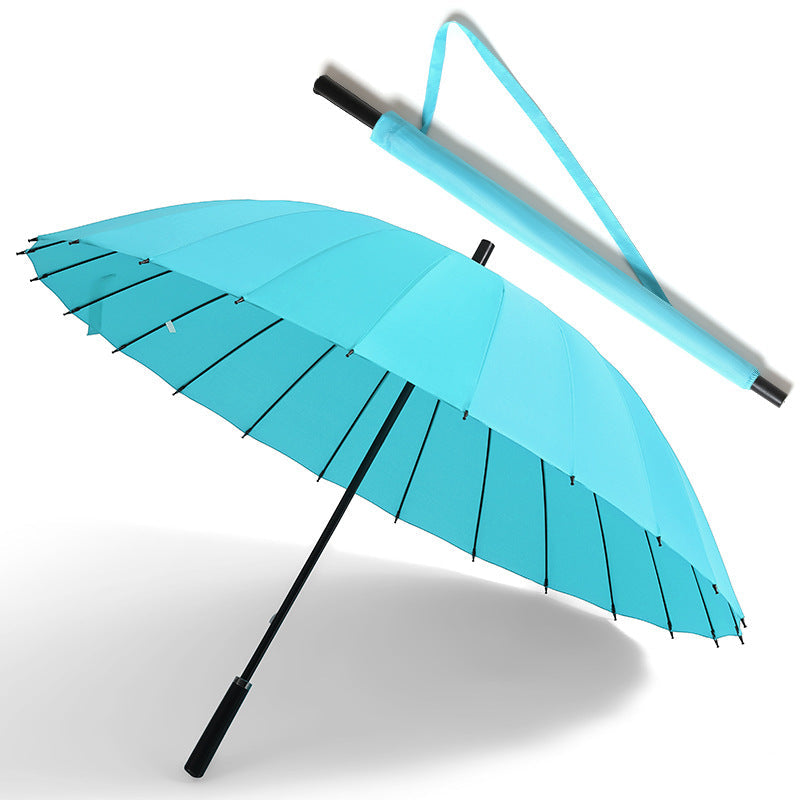 Women's Automatic Folding Umbrella with Ergonomic Handle, Windproof Design, view 3