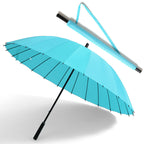 Women's Automatic Folding Umbrella with Ergonomic Handle, Windproof Design, view 3