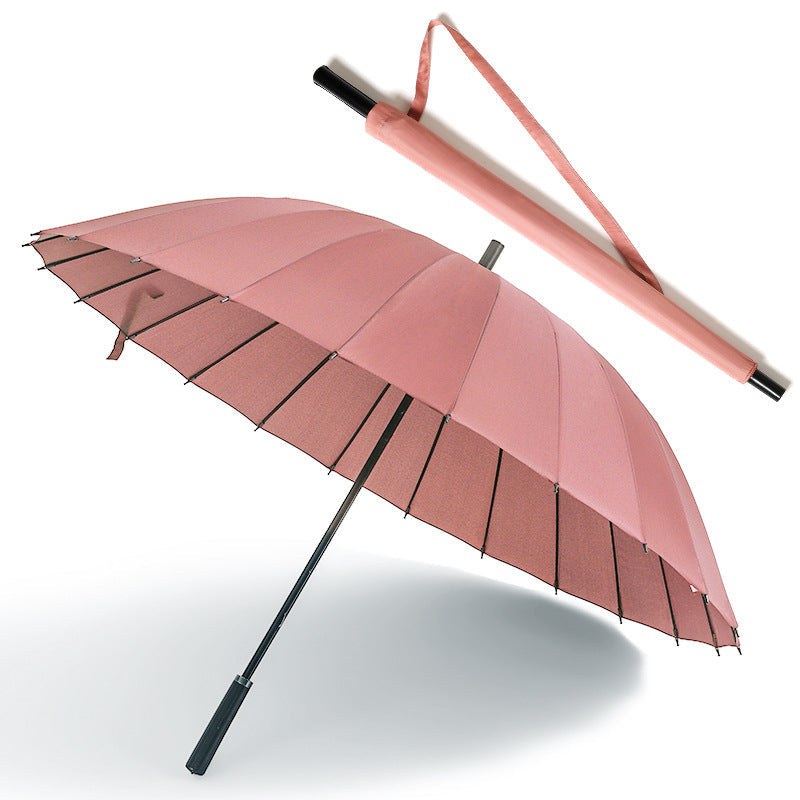 Women's Automatic Folding Umbrella with Ergonomic Handle, Windproof Design, view 4