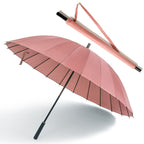 Women's Automatic Folding Umbrella with Ergonomic Handle, Windproof Design, view 4