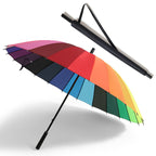 Women's Automatic Folding Umbrella with Ergonomic Handle, Windproof Design, view 9