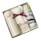Women's Gift Set with Ceramic Mug, Compact UV Umbrella and Artificial Flowers, view 9