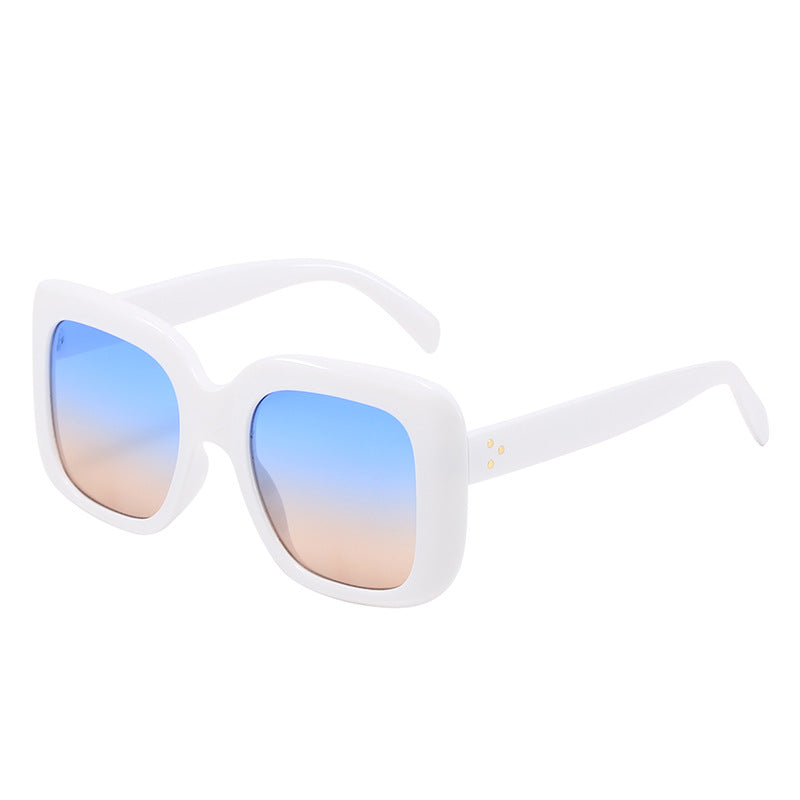 Women's Oversized Square Sunglasses with High-Quality Plastic Frame, view 4