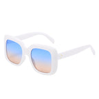 Women's Oversized Square Sunglasses with High-Quality Plastic Frame, view 4