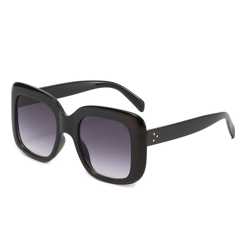 Women's Oversized Square Sunglasses with High-Quality Plastic Frame, view 6