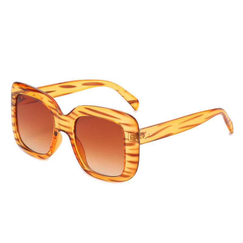 Women's Oversized Square Sunglasses with High-Quality Plastic Frame, view 7