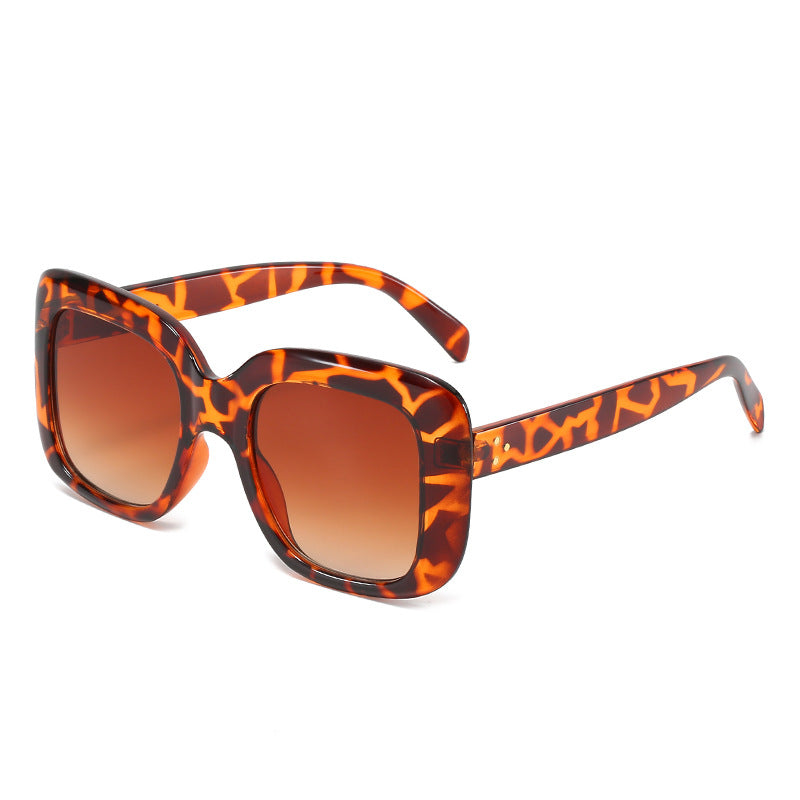 Women's Oversized Square Sunglasses with High-Quality Plastic Frame, view 8