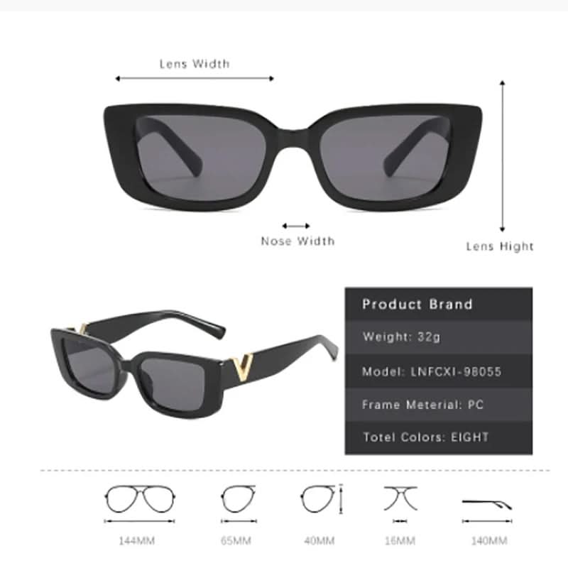 Women's Retro Cat-Eye Sunglasses with Plastic Frame and UV400 Lenses, view 5
