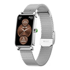 Women's Smartwatch with 1.45-Inch Touchscreen, Stainless Steel Band, view 6
