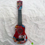 Wood Ukulele with Lightweight Portable Design and Tuning Pegs, view 11