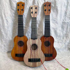 Wood Ukulele with Lightweight Portable Design and Tuning Pegs, view 3