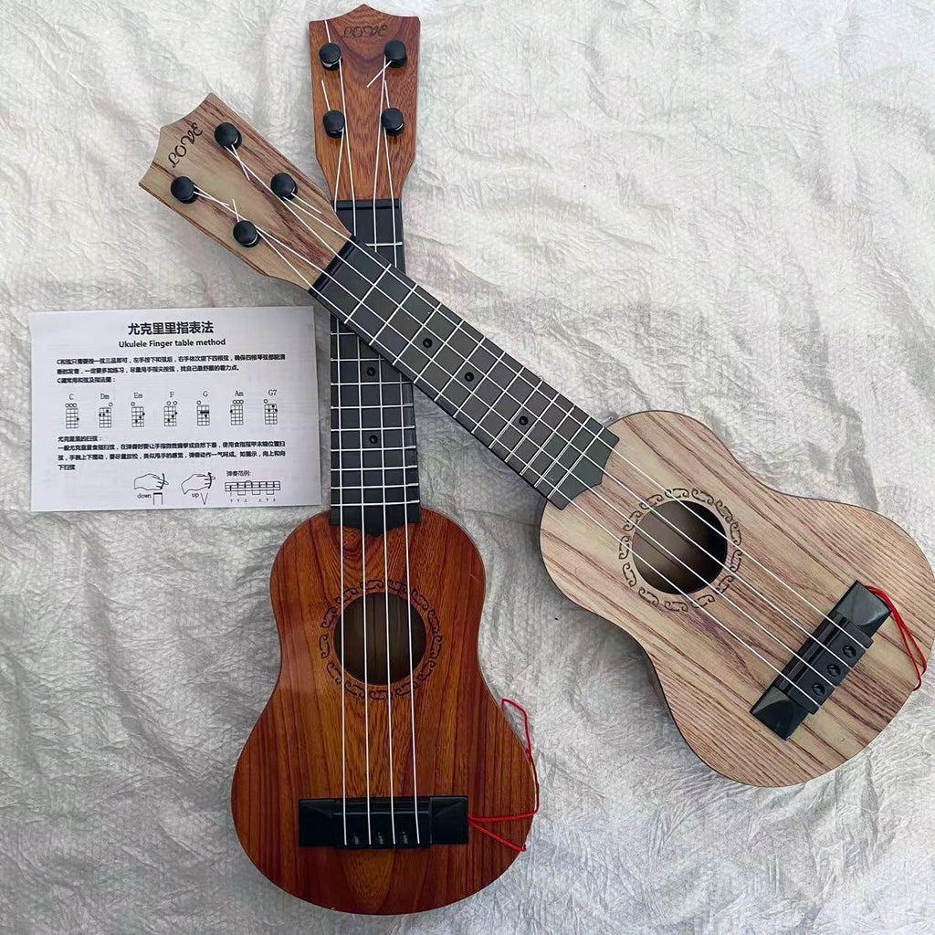Wood Ukulele with Lightweight Portable Design and Tuning Pegs, view 5