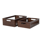 Wooden Storage Box with Metal Grid | Thrascher