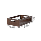 Wooden Storage Box with Metal Grid | Thrascher