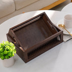 Wooden Storage Box with Metal Grid | Thrascher