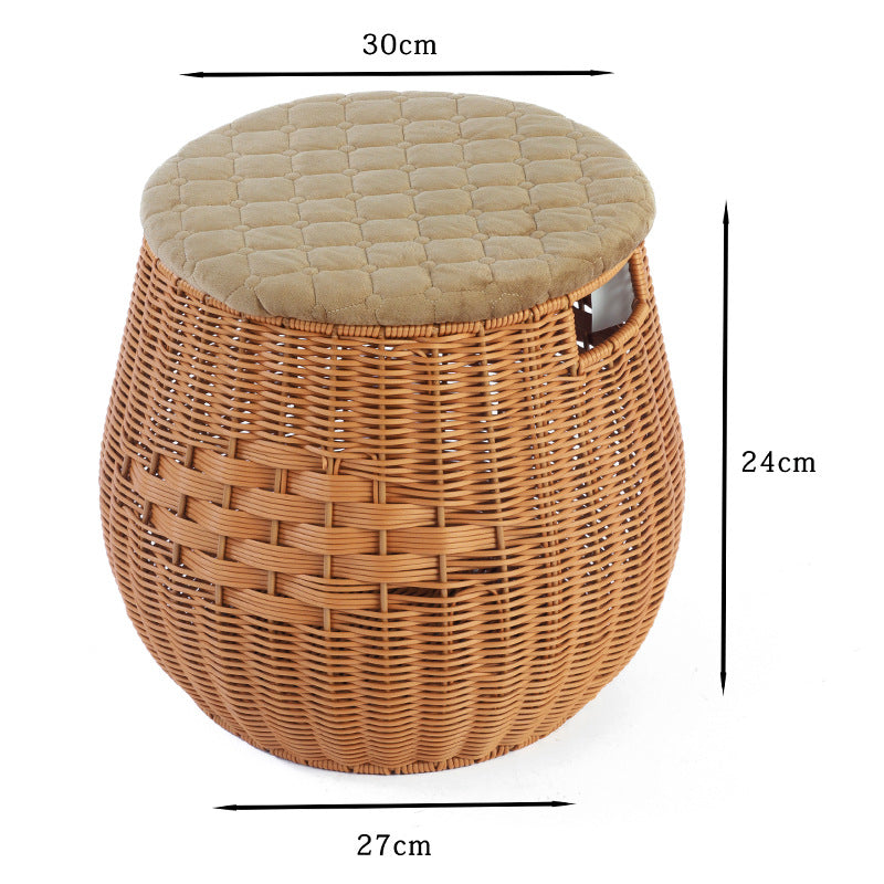 Woven Rattan Lounge Chair | Thrascher