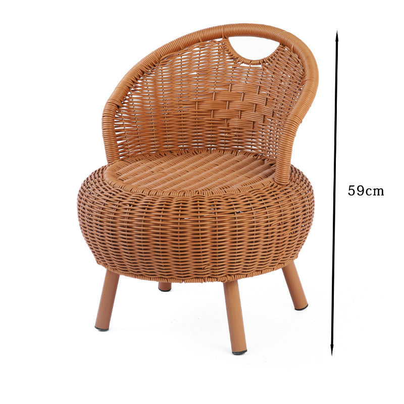 Woven Rattan Lounge Chair | Thrascher