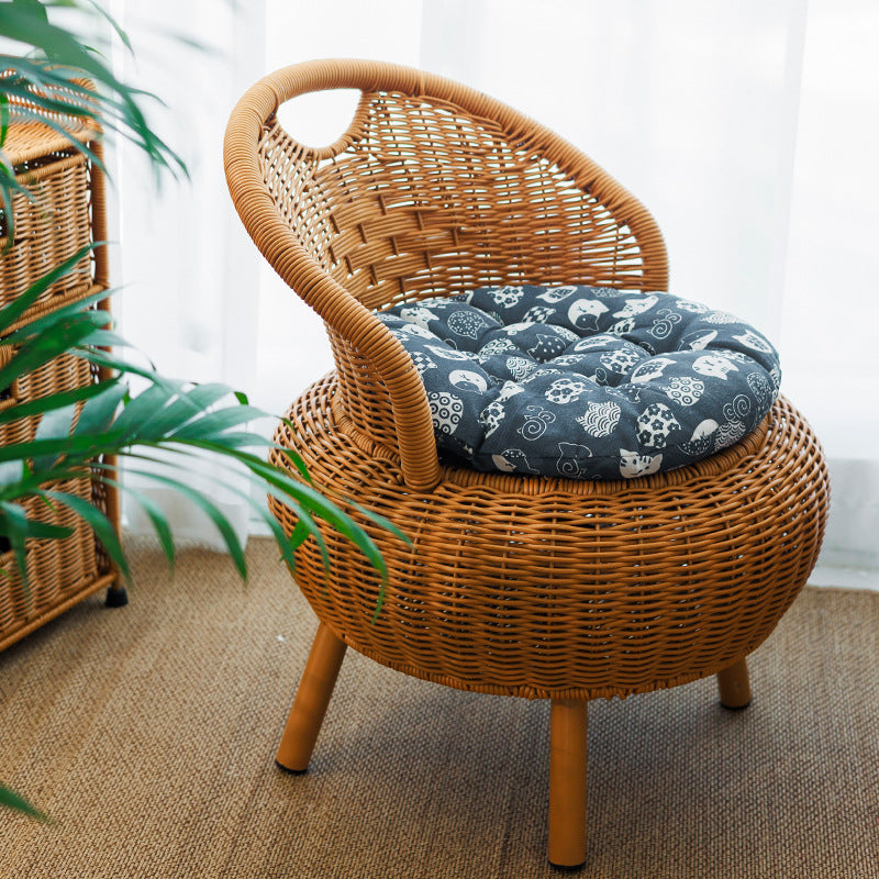 Woven Rattan Lounge Chair | Thrascher