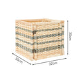 Woven Storage Basket with Removable Lid | Thrascher