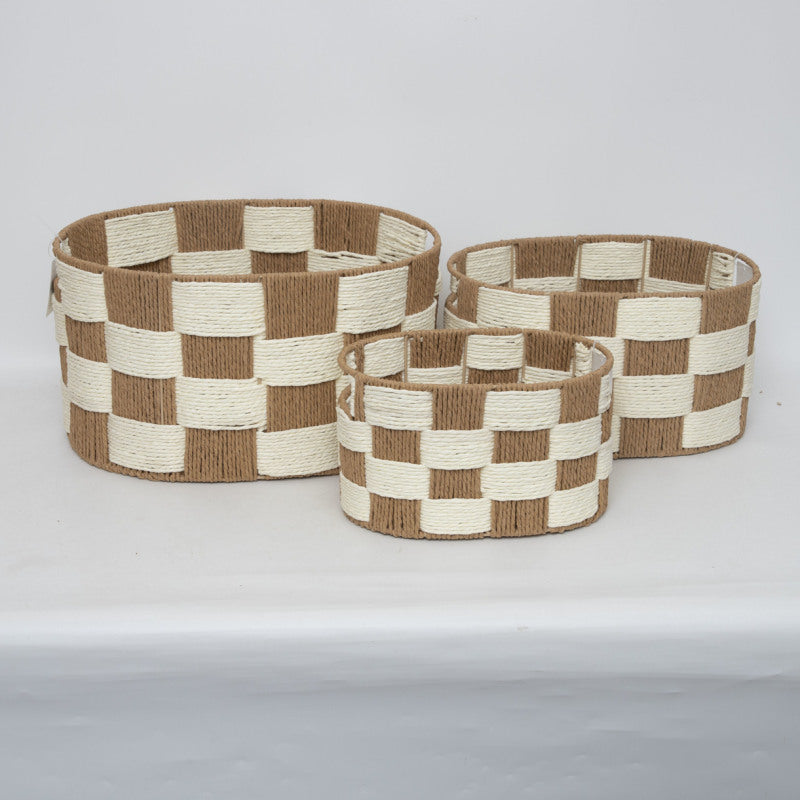 Woven Storage Baskets Red | Thrascher