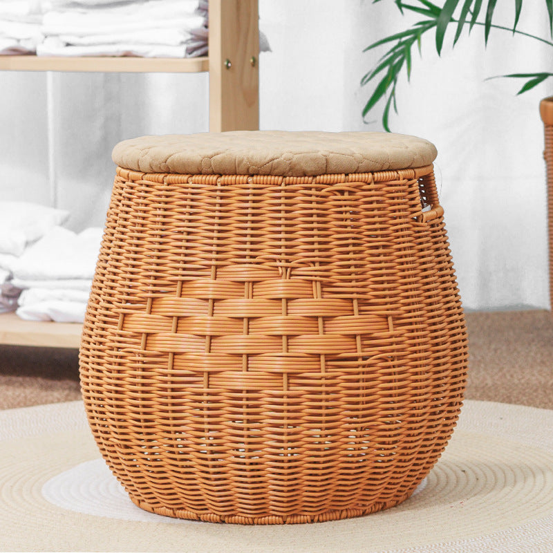 Woven Storage Ottoman | Thrascher