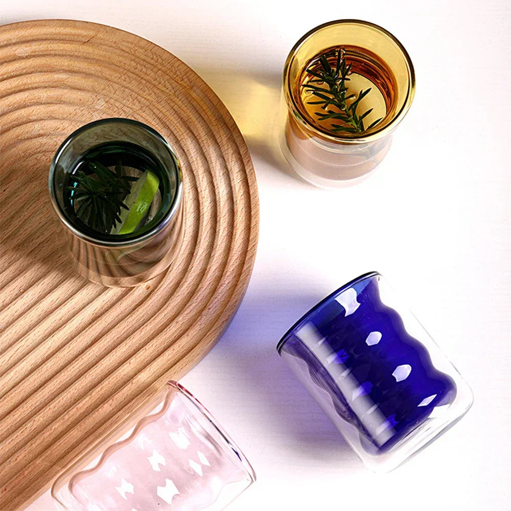 Yarfosa Double Glass Cup