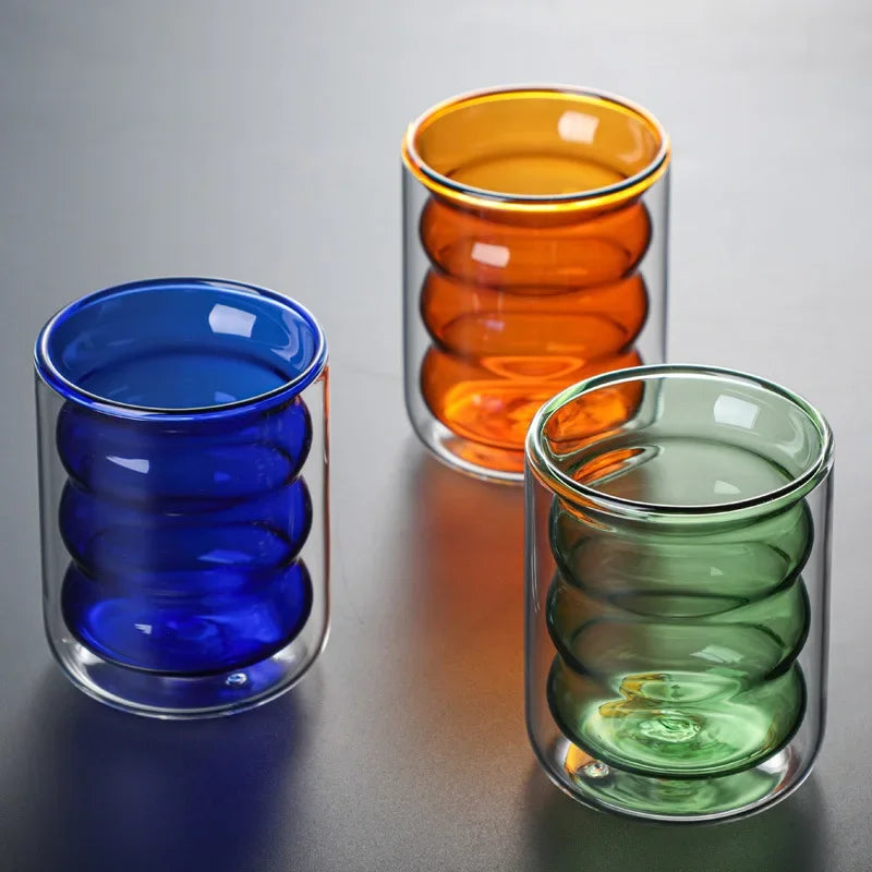 Yarfosa Double Glass Cup