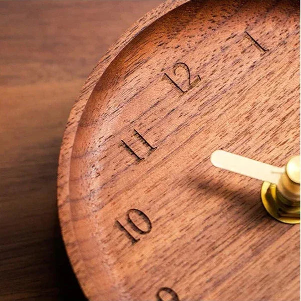 Yelrelta Wood Table Clock