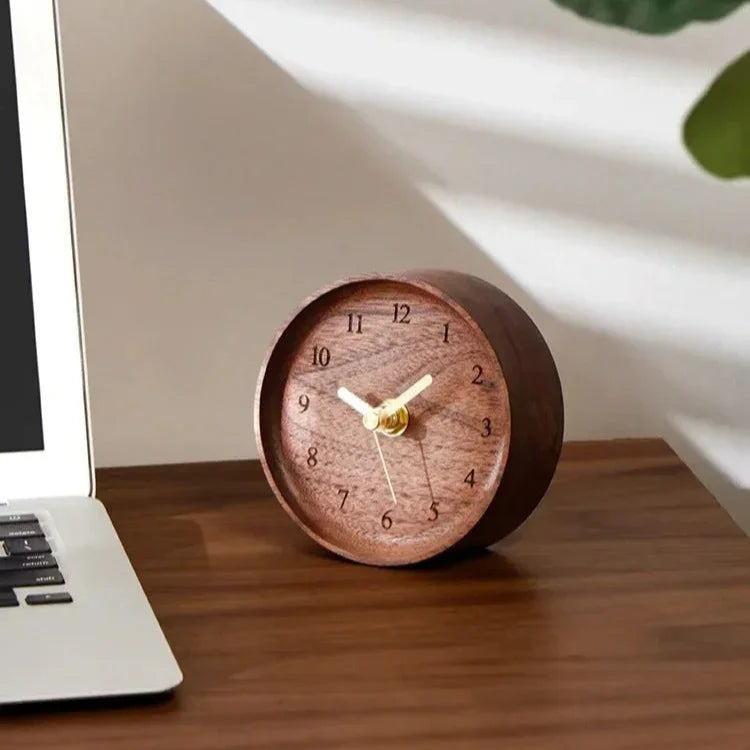 Yelrelta Wood Table Clock