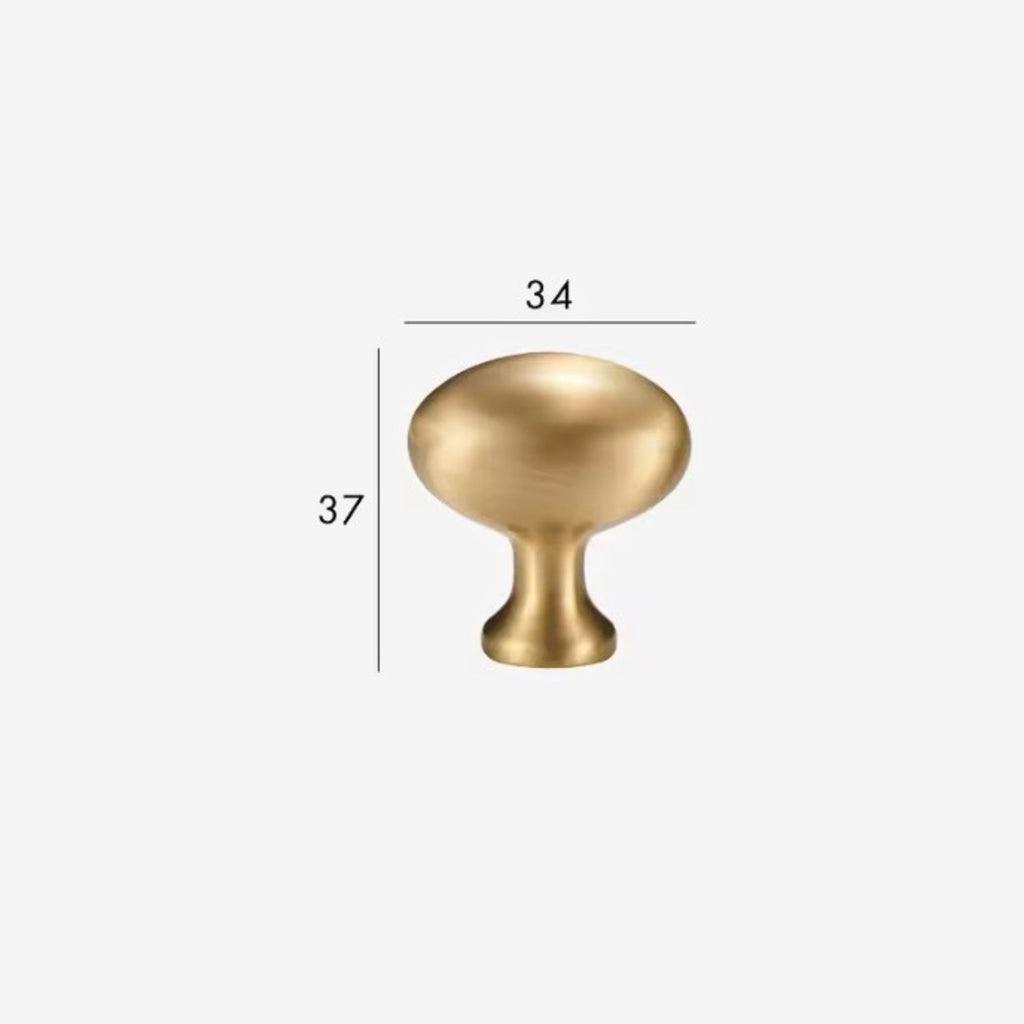 Zavelle Brass Cabinet Knob