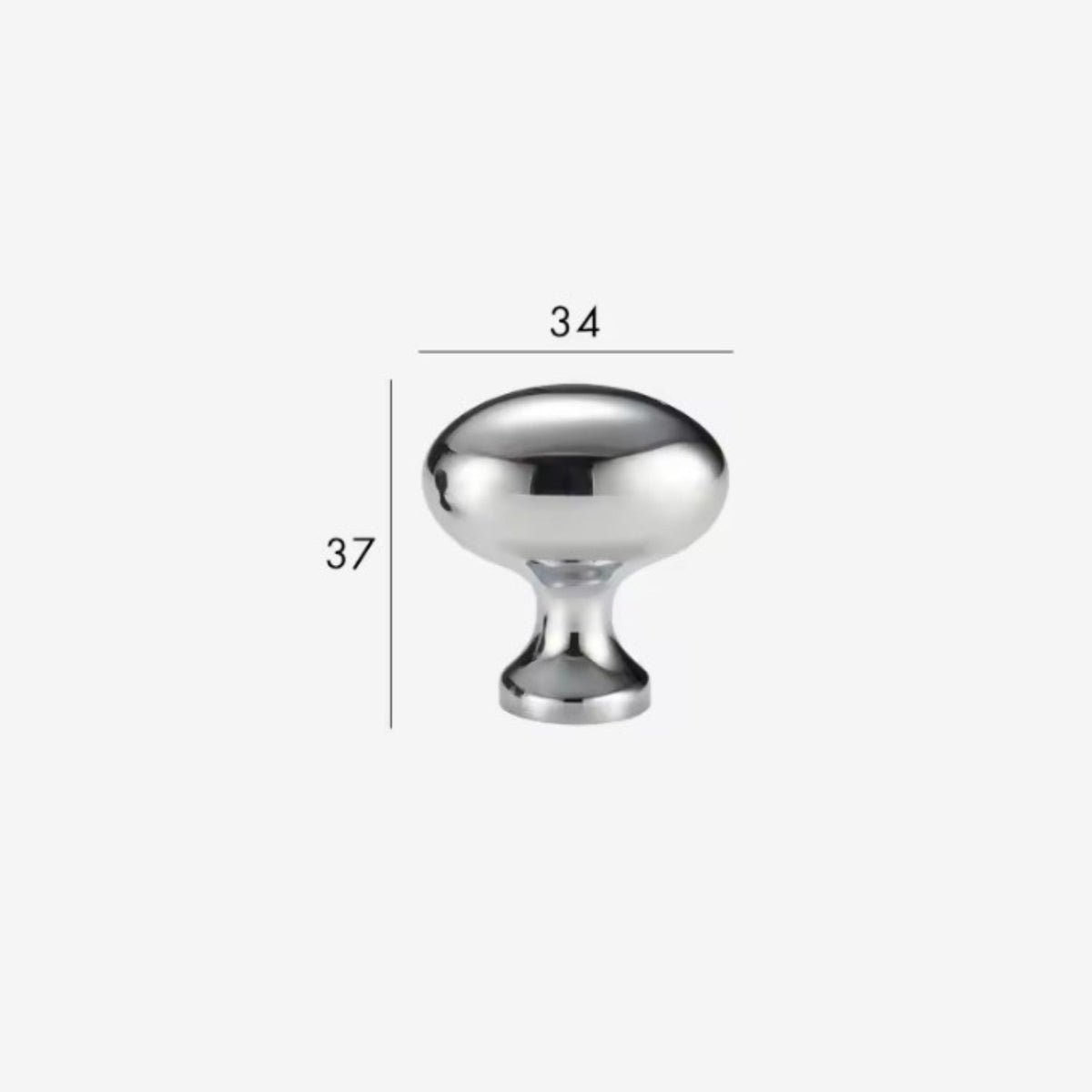 Zavelle Brass Cabinet Knob