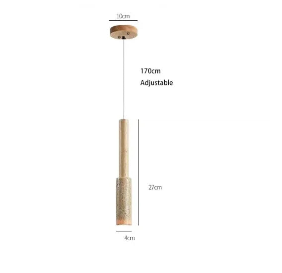 Zelfanta Travertine Pendant Lamp