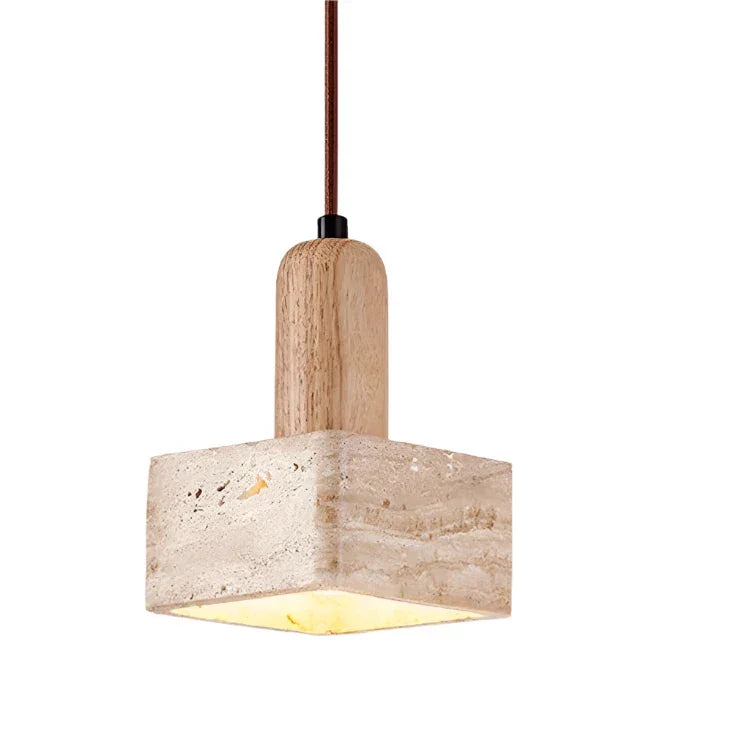 Zelsara Travertine Pendant Lamp